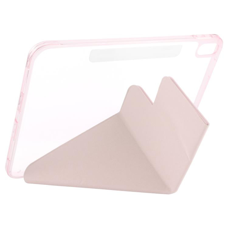 For iPad mini 2024 / mini 6 Magnetic Detachable Dual-Clasp Acrylic Deformation Leather Tablet Case