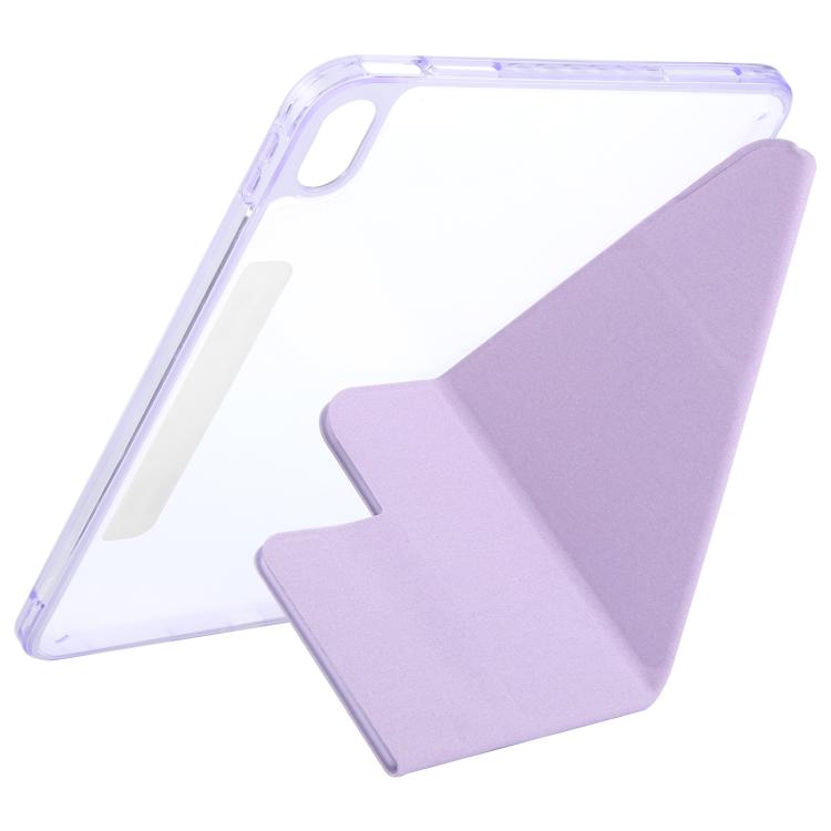 For iPad mini 2024 / mini 6 Magnetic Detachable Dual-Clasp Acrylic Deformation Leather Tablet Case