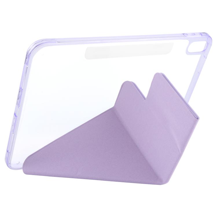 For iPad mini 2024 / mini 6 Magnetic Detachable Dual-Clasp Acrylic Deformation Leather Tablet Case