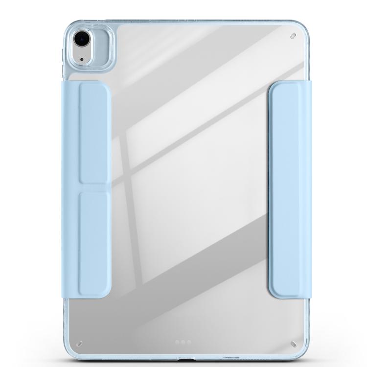 For iPad Air 13 2026 / 2025 / 2024 Magnetic Detachable Dual-Clasp Acrylic Deformation Leather Tablet Case