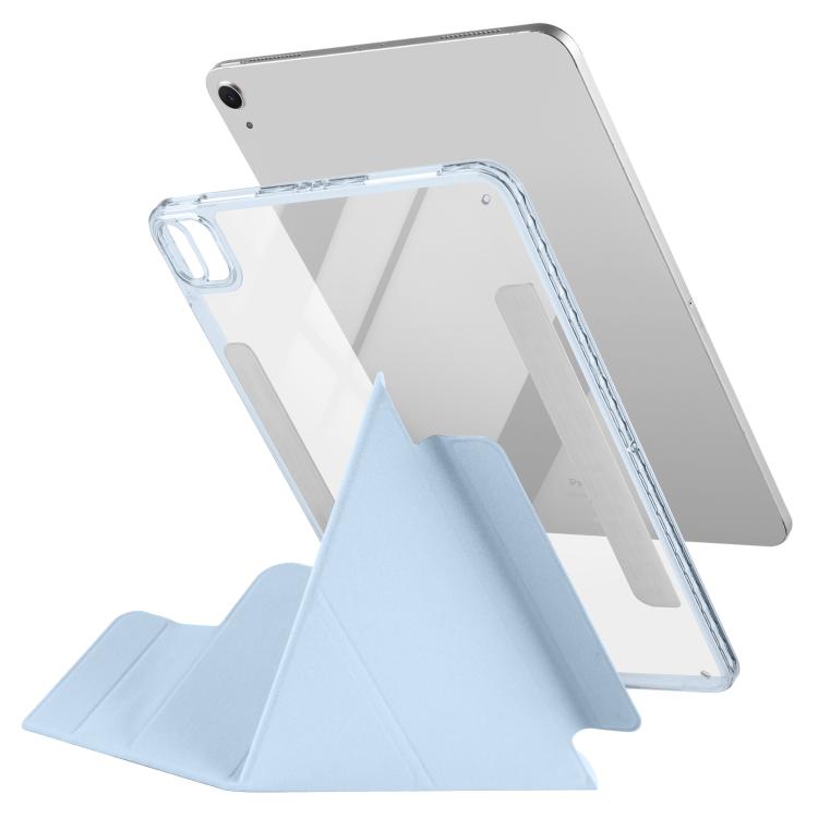 For iPad Air 13 2026 / 2025 / 2024 Magnetic Detachable Dual-Clasp Acrylic Deformation Leather Tablet Case