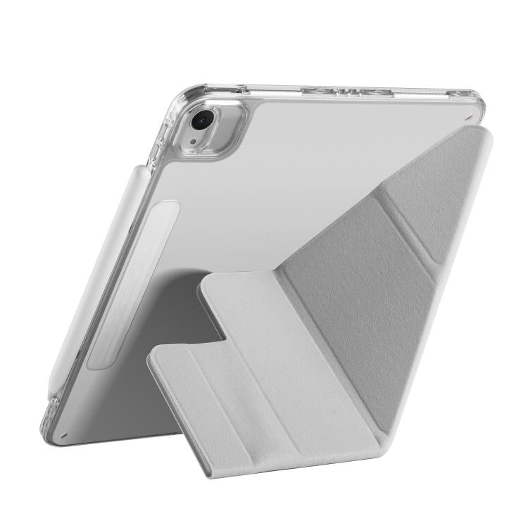 For iPad Air 13 2026 / 2025 / 2024 Magnetic Detachable Dual-Clasp Acrylic Deformation Leather Tablet Case