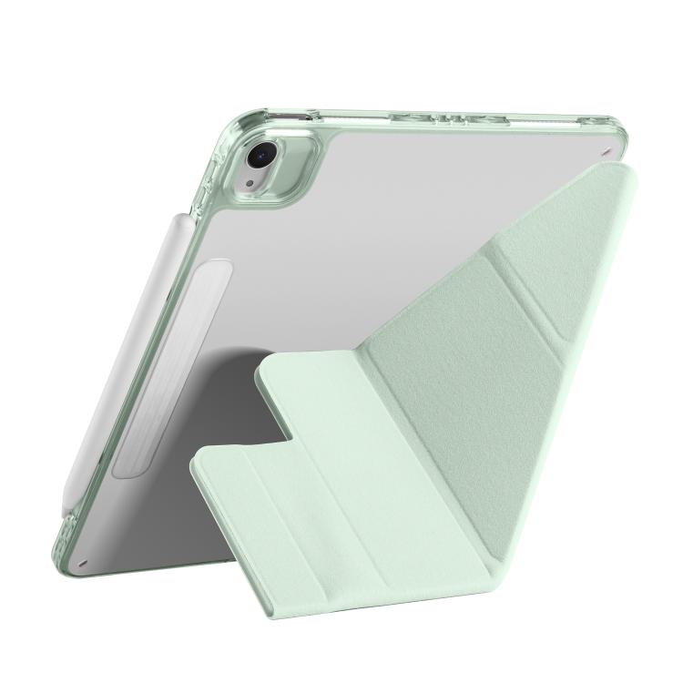 For iPad Air 13 2026 / 2025 / 2024 Magnetic Detachable Dual-Clasp Acrylic Deformation Leather Tablet Case