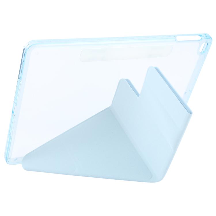 For iPad Air 2 / 1 / 9.7 2018 / 2017 Magnetic Detachable Dual-Clasp Acrylic Deformation Leather Tablet Case