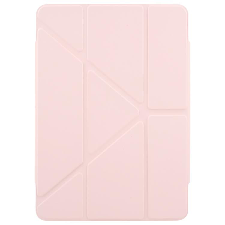 For iPad Air 2 / 1 / 9.7 2018 / 2017 Magnetic Detachable Dual-Clasp Acrylic Deformation Leather Tablet Case