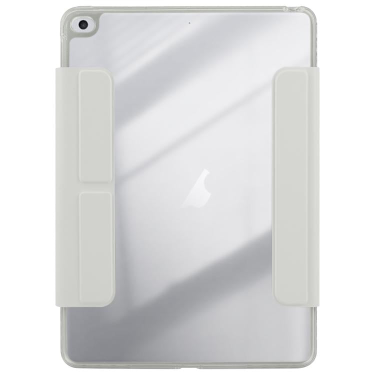 For iPad Air 2 / 1 / 9.7 2018 / 2017 Magnetic Detachable Dual-Clasp Acrylic Deformation Leather Tablet Case