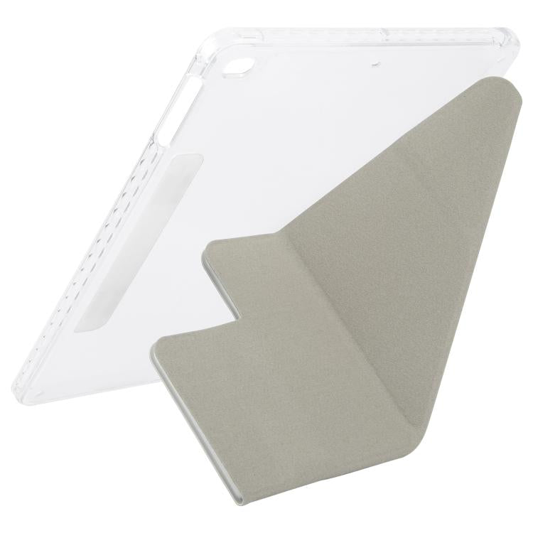 For iPad Air 2 / 1 / 9.7 2018 / 2017 Magnetic Detachable Dual-Clasp Acrylic Deformation Leather Tablet Case