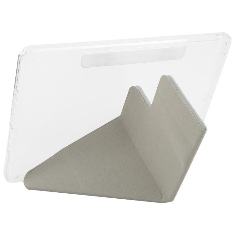 For iPad Air 2 / 1 / 9.7 2018 / 2017 Magnetic Detachable Dual-Clasp Acrylic Deformation Leather Tablet Case