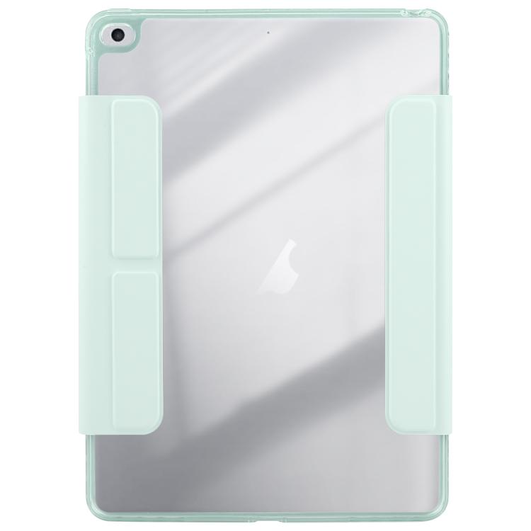 For iPad Air 2 / 1 / 9.7 2018 / 2017 Magnetic Detachable Dual-Clasp Acrylic Deformation Leather Tablet Case
