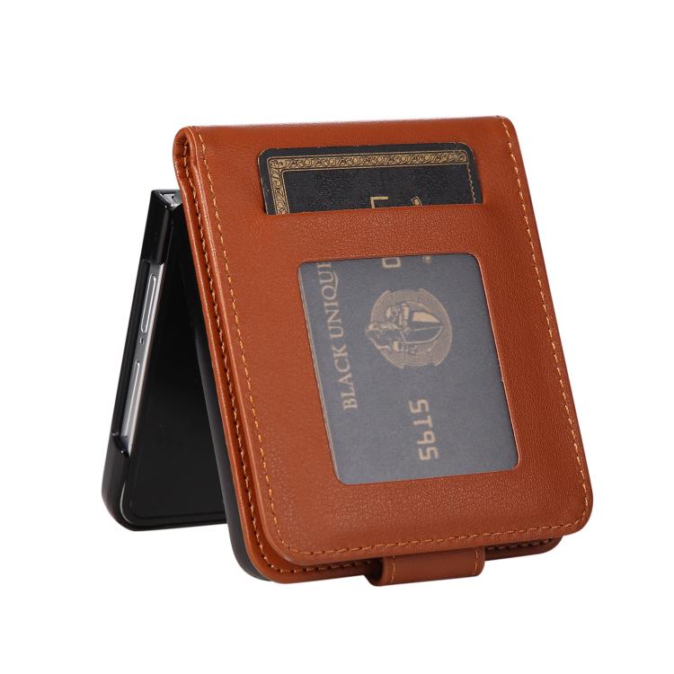 For Samsung Galaxy Z Flip7 5G 3-Card Slots Multifunctional Leather Phone Case