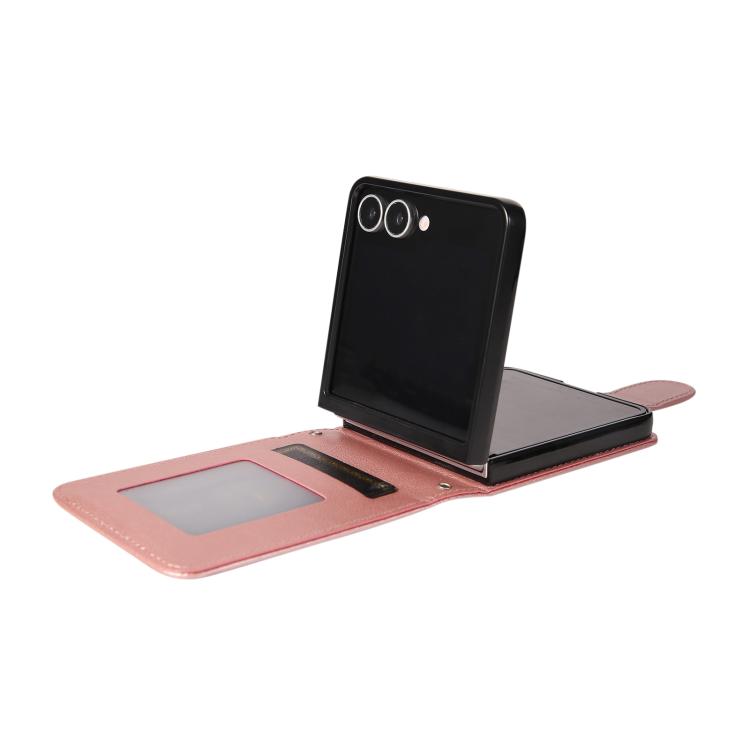 For Samsung Galaxy Z Flip7 5G 3-Card Slots Multifunctional Leather Phone Case