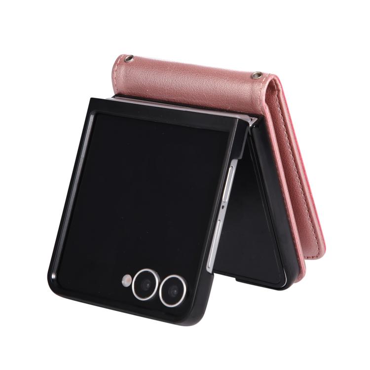 For Samsung Galaxy Z Flip7 5G 3-Card Slots Multifunctional Leather Phone Case