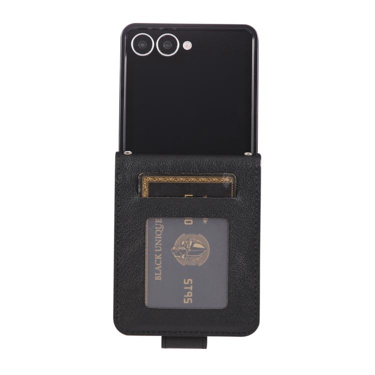 For Samsung Galaxy Z Flip7 5G 3-Card Slots Multifunctional Leather Phone Case