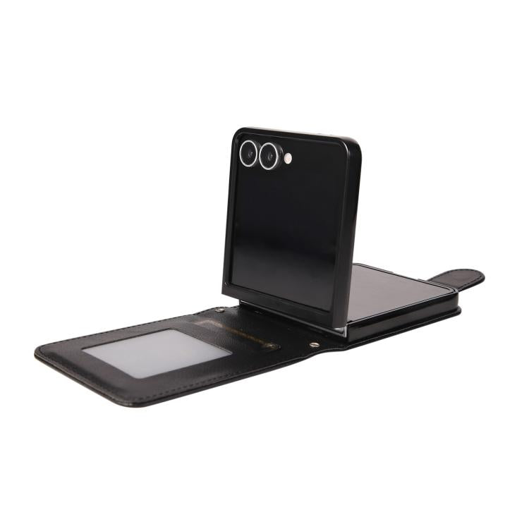 For Samsung Galaxy Z Flip7 5G 3-Card Slots Multifunctional Leather Phone Case