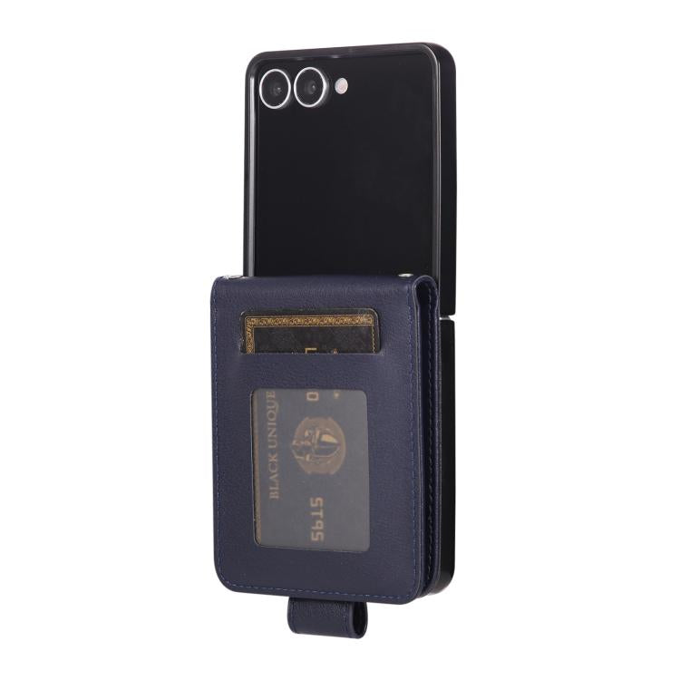 For Samsung Galaxy Z Flip7 5G 3-Card Slots Multifunctional Leather Phone Case