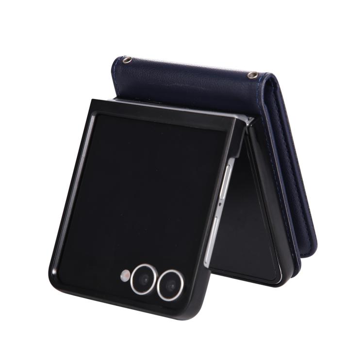 For Samsung Galaxy Z Flip7 5G 3-Card Slots Multifunctional Leather Phone Case