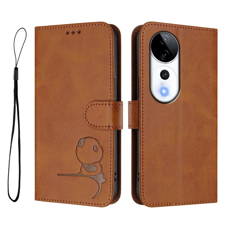For vivo V40 / V40 Pro / T3 Ultra Litter Panda Embossing RFID Leather Phone Case with Lanyard