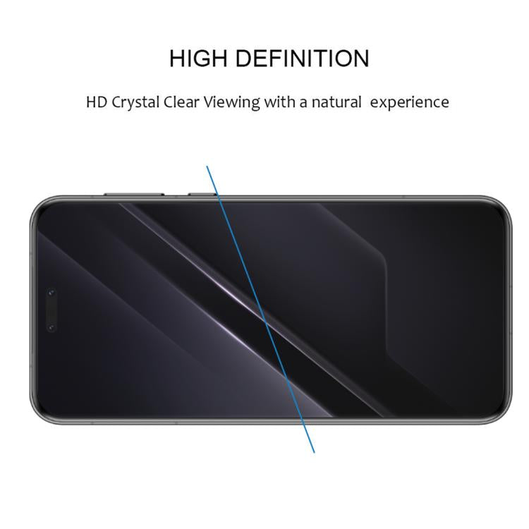 For Honor Magic7 RSR Porsche Design Full Glue 9H HD 3D Curved Edge Tempered Glass Film - Black