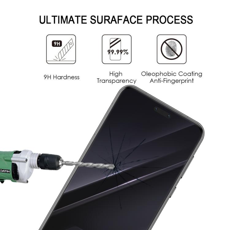 For Honor Magic7 RSR Porsche Design Full Glue 9H HD 3D Curved Edge Tempered Glass Film - Black