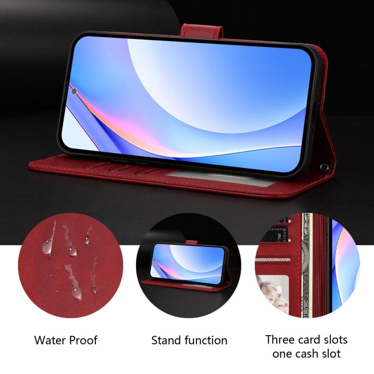 For Realme P4 5G Litter Panda Embossing RFID Leather Phone Case with Lanyard