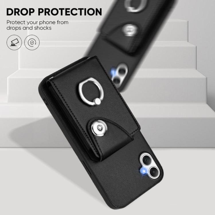 For Samsung Galaxy A06 4G Organ Card Bag Ring Holder Phone Case