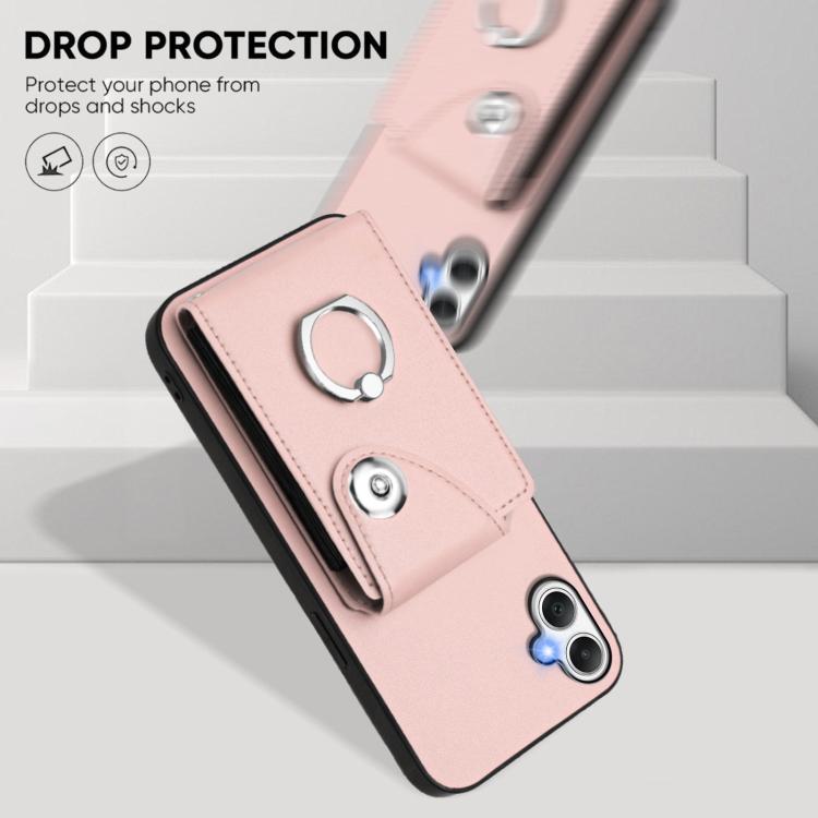 For Samsung Galaxy A06 4G Organ Card Bag Ring Holder Phone Case