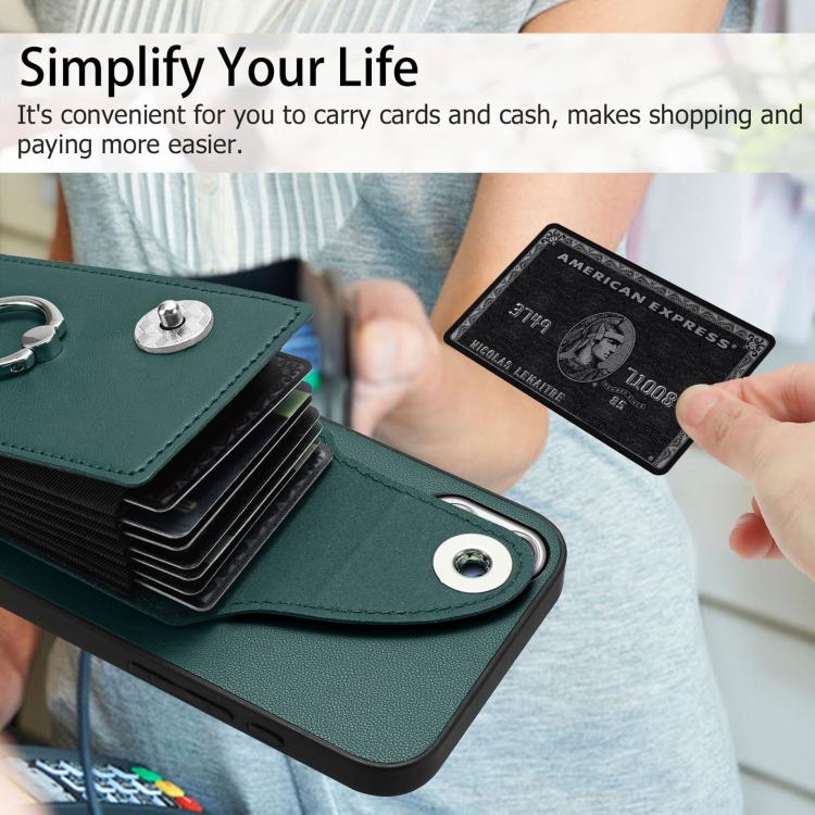 For Samsung Galaxy A06 4G Organ Card Bag Ring Holder Phone Case