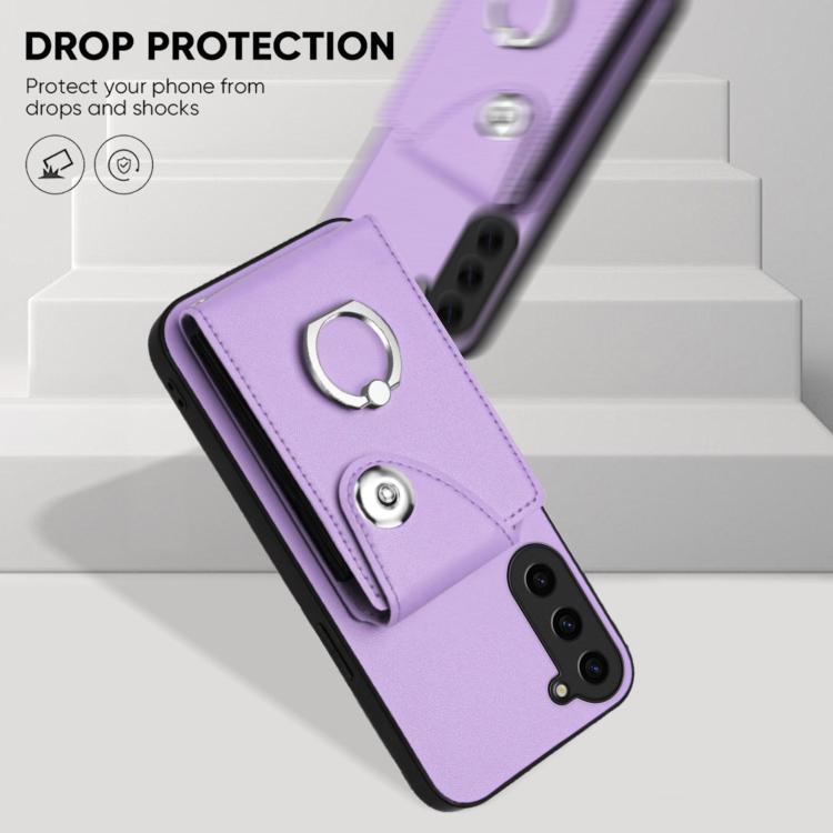 For Samsung Galaxy S23 FE 5G Organ Card Bag Ring Holder Phone Case