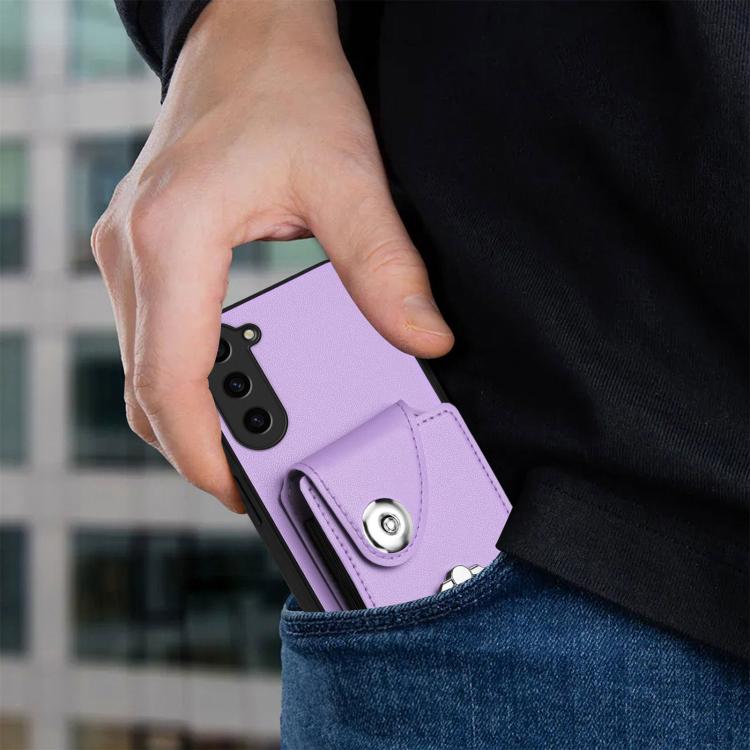 For Samsung Galaxy S23 FE 5G Organ Card Bag Ring Holder Phone Case