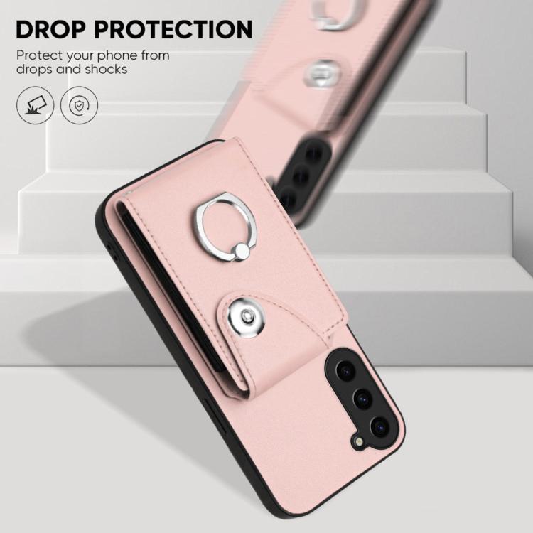 For Samsung Galaxy S23 FE 5G Organ Card Bag Ring Holder Phone Case