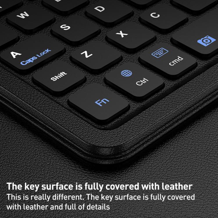 For Samsung / Huawei Fold Phone Series GKK Integrated Full Coverage Bluetooth Keyboard Leather Case Set with Pen and Mouse