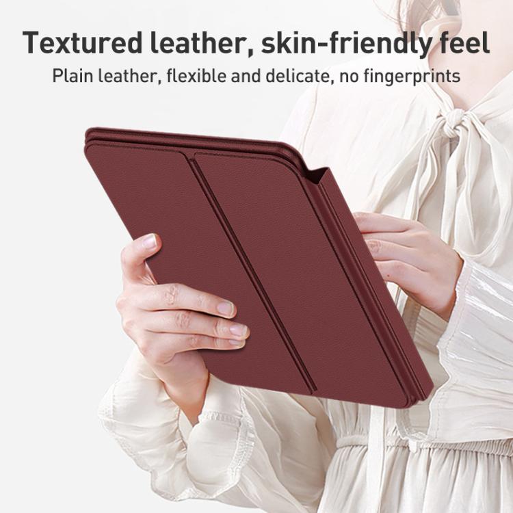 For Samsung / Huawei Fold Phone Series GKK Integrated Full Coverage Bluetooth Keyboard Leather Case Set with Pen and Mouse
