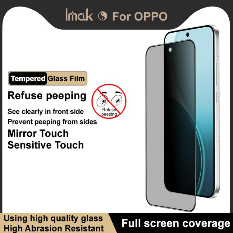 For OPPO A6 Pro 5G / F31 5G imak HD Full Screen Privacy Tempered Glass Protective Film