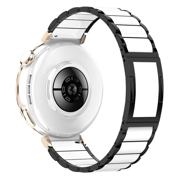18mm Ceramic Quick Release Folding Buckle Stainless Steel Watch Band