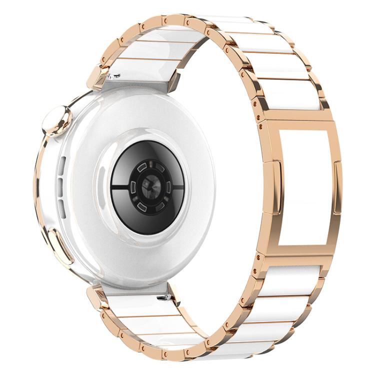 18mm Ceramic Quick Release Folding Buckle Stainless Steel Watch Band