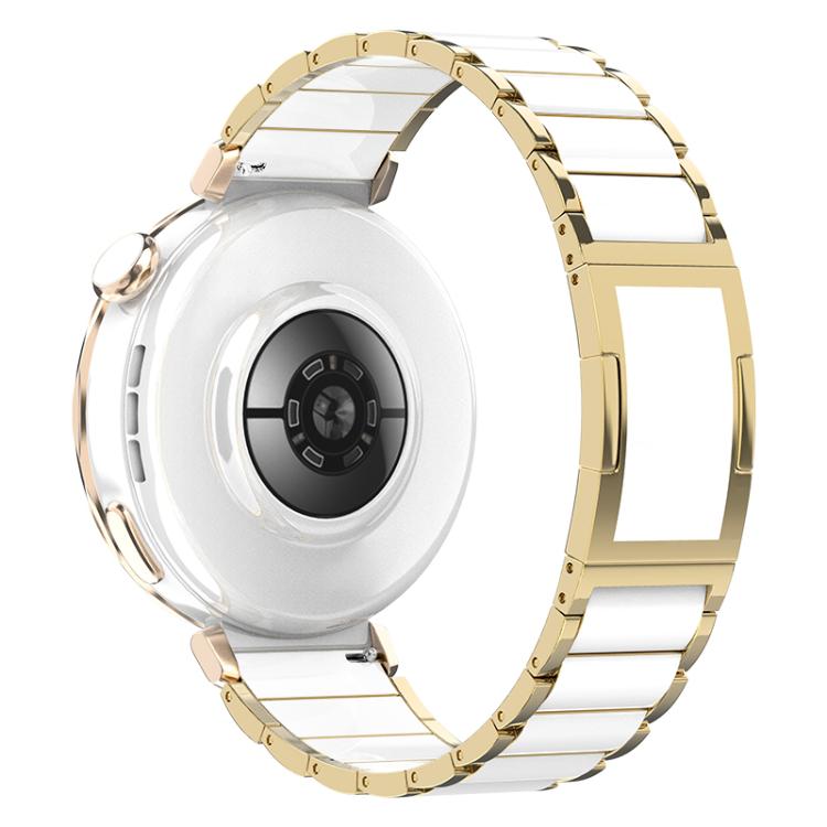 18mm Ceramic Quick Release Folding Buckle Stainless Steel Watch Band