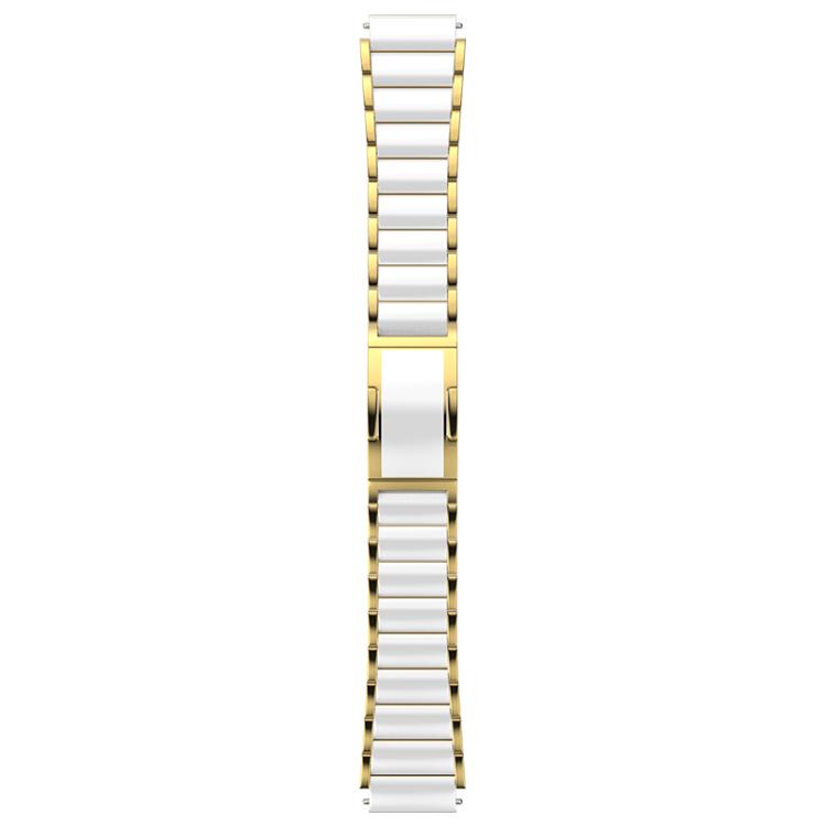 18mm Ceramic Quick Release Folding Buckle Stainless Steel Watch Band