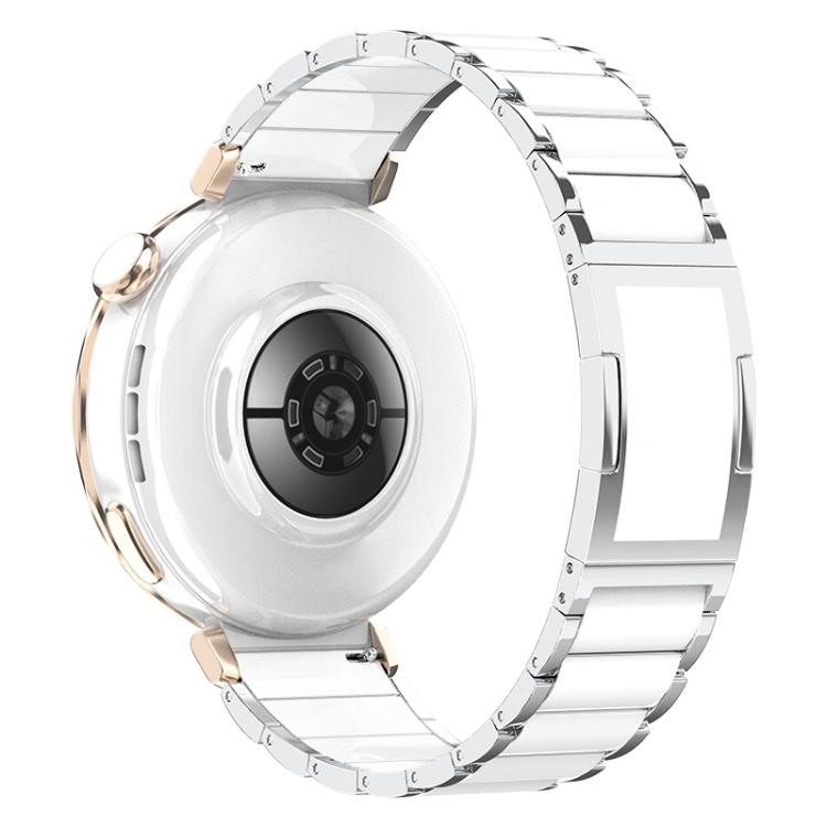 18mm Ceramic Quick Release Folding Buckle Stainless Steel Watch Band