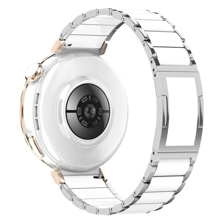 18mm Ceramic Quick Release Folding Buckle Stainless Steel Watch Band