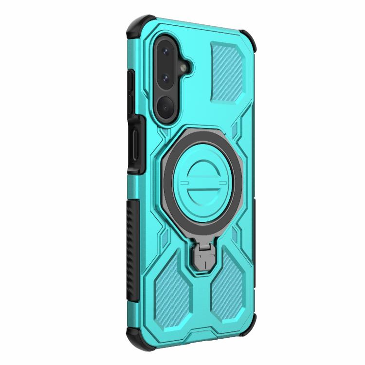 For Samsung Galaxy M36 5G India J-20 Solid Color MagSafe Magnetic TPU+PC Phone Case