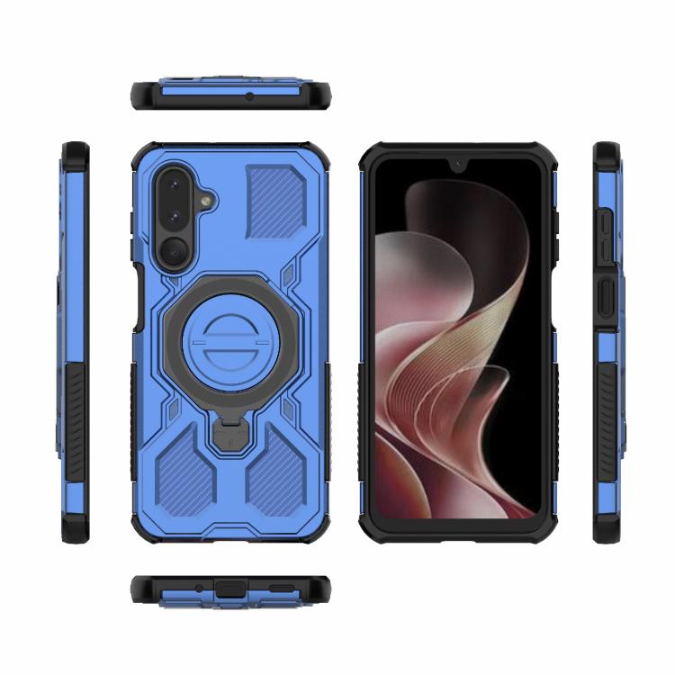 For Samsung Galaxy M36 5G India J-20 Solid Color MagSafe Magnetic TPU+PC Phone Case