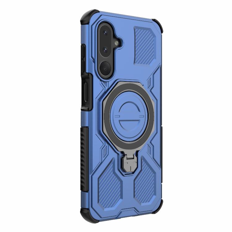 For Samsung Galaxy M36 5G India J-20 Solid Color MagSafe Magnetic TPU+PC Phone Case