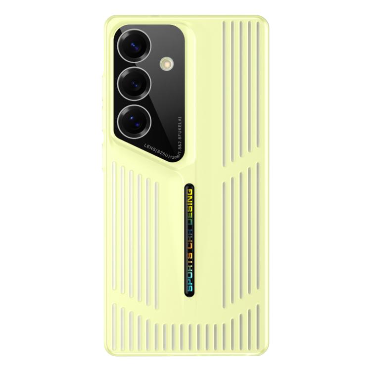 For Samsung Galaxy S25+ 5G Cooling Frosted Translucent Hollow Heat Dissipation Phone Case