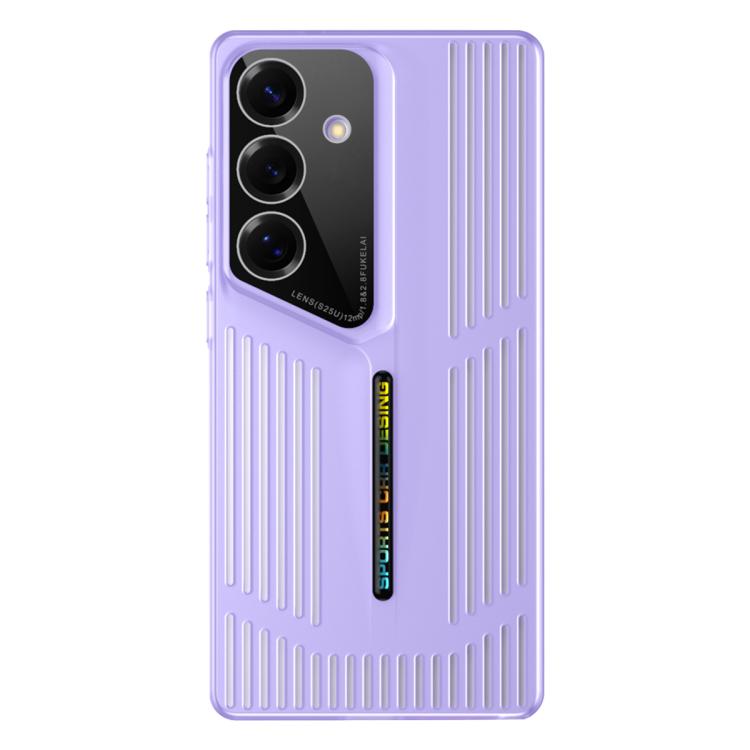 For Samsung Galaxy S25+ 5G Cooling Frosted Translucent Hollow Heat Dissipation Phone Case