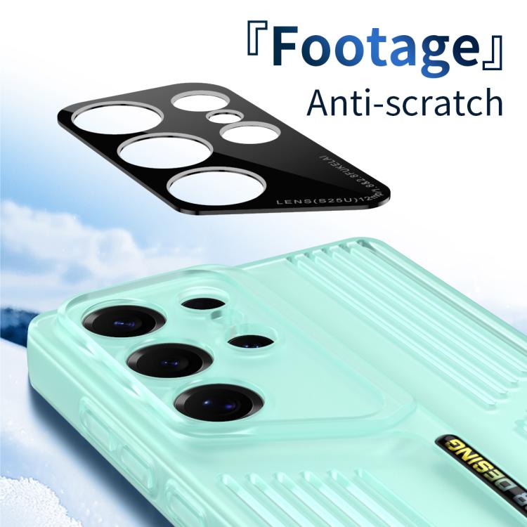For Samsung Galaxy S24 Ultra 5G Cooling Frosted Translucent Hollow Heat Dissipation Phone Case