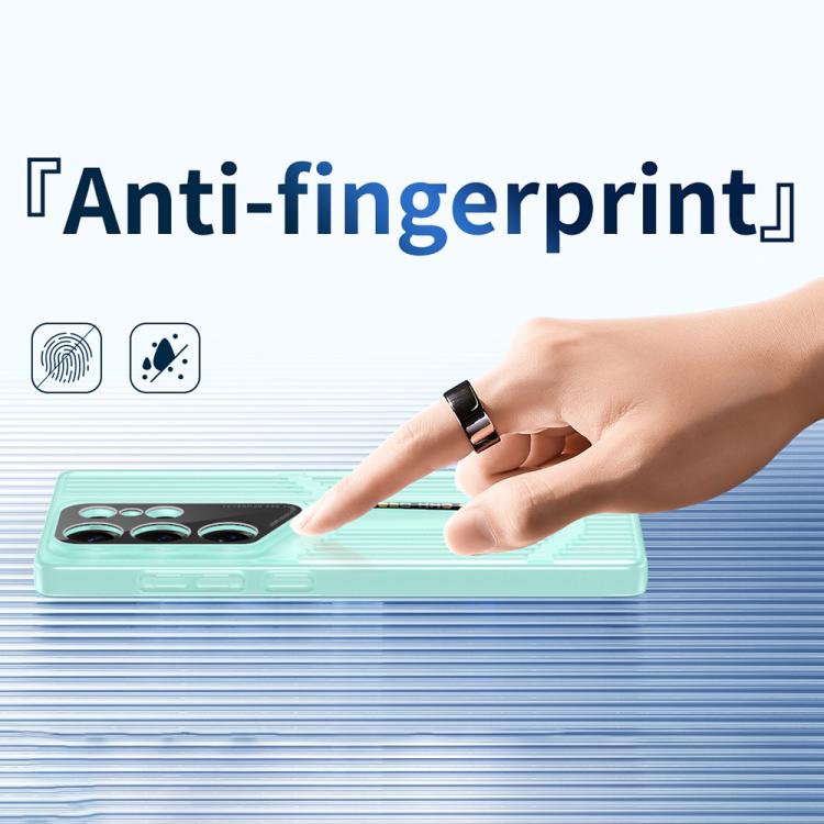 For Samsung Galaxy S25 5G Cooling Frosted Translucent Hollow Heat Dissipation Phone Case