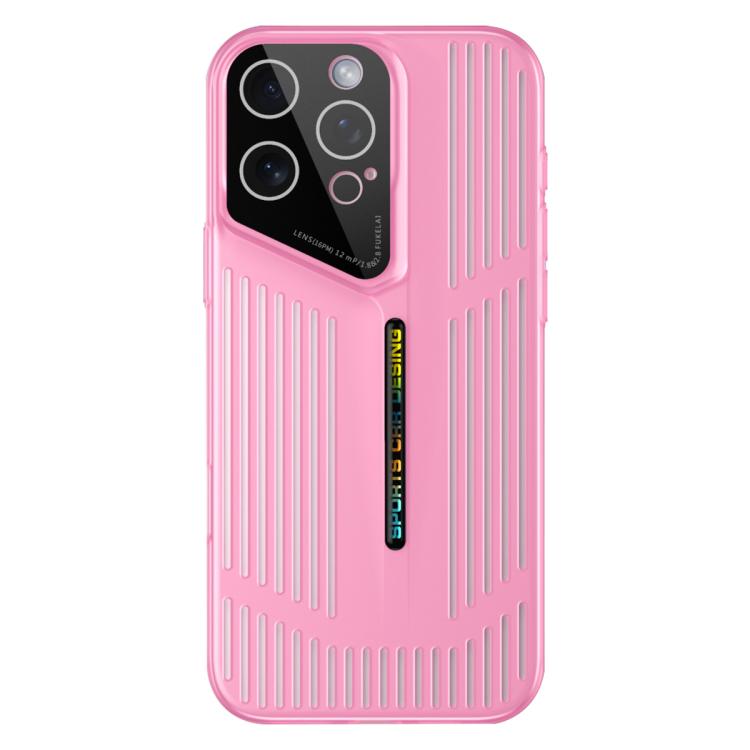For iPhone 13 Pro Cooling Frosted Translucent Hollow Heat Dissipation Phone Case