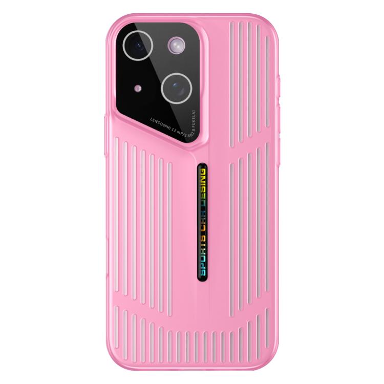 For iPhone 13 Cooling Frosted Translucent Hollow Heat Dissipation Phone Case