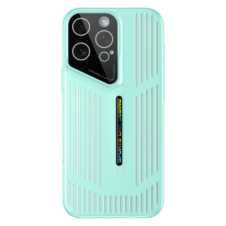 For iPhone 12 Pro Max Cooling Frosted Translucent Hollow Heat Dissipation Phone Case