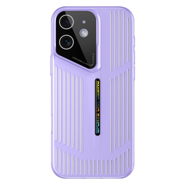 For iPhone 12 Cooling Frosted Translucent Hollow Heat Dissipation Phone Case